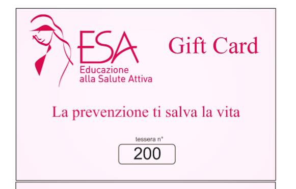 ESA Gift Card - Esa